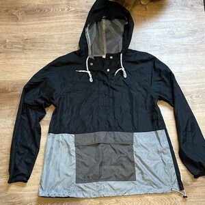 SO Black and Gray Windbreaker